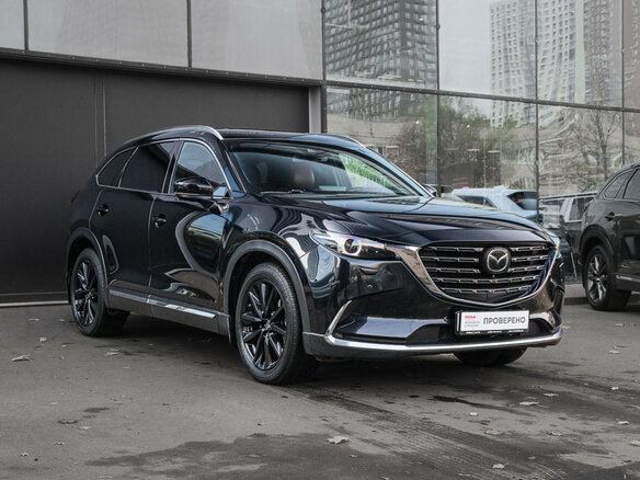 2021 Mazda CX-9 II Рестайлинг, чёрный, 4490000 рублей - вид 2