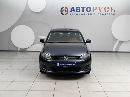 2015 Volkswagen Polo V, синий, 799000 рублей, вид 3