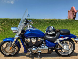 2007 Honda VTX 1800, синий, 790000 рублей, вид 2
