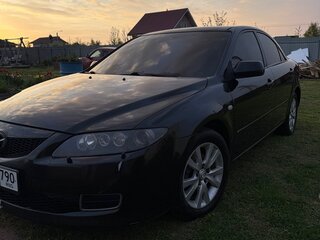 2006 Mazda 6 I (GG) Рестайлинг, чёрный, 450000 рублей, вид 1