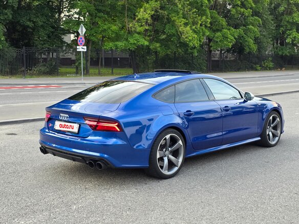 2016 Audi S7 I (4G) Рестайлинг, синий, 5000000 рублей - вид 6
