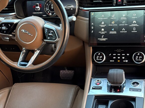2021 Jaguar F-Pace I Рестайлинг, синий, 4300000 рублей - вид 24