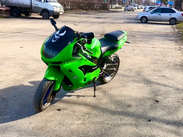 1999 Kawasaki ZX-9R Ninja, синий, 315000 рублей - вид 6