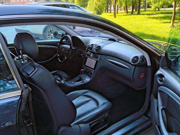 2004 Mercedes-Benz CLK-Класс 240 II (W209), синий, 750000 рублей - вид 13