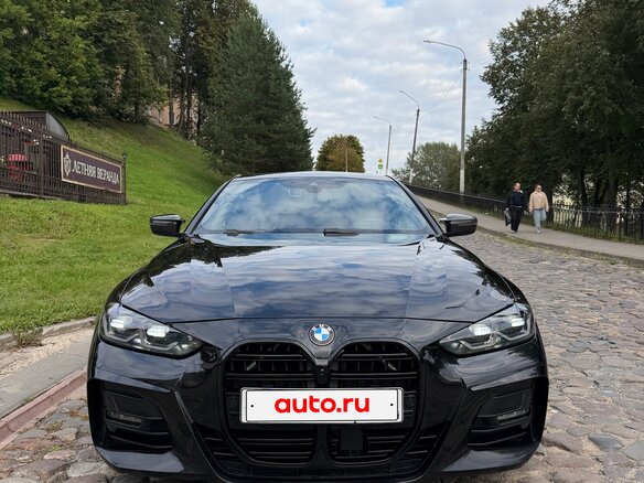 2020 BMW 4 серии 420i G22, G23, G26, чёрный - вид 2