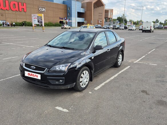 2007 Ford Focus II, чёрный - вид 1