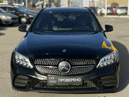 2019 Mercedes-Benz C-Класс 200 d IV (W205) Рестайлинг, чёрный, 2400000 рублей, вид 2
