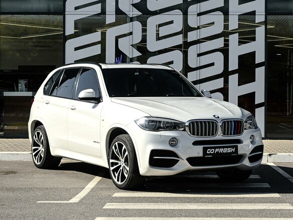2015 BMW X5 40d III (F15), белый, 3899000 рублей