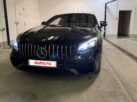 2017 Mercedes-Benz S-Класс 400 VI (W222, C217), чёрный, 6600000 рублей, вид 2