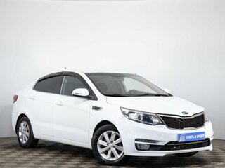 2016 Kia Rio III Рестайлинг, белый, 949000 рублей, вид 1