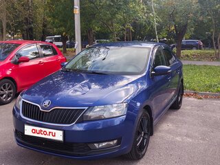 2017 Skoda Rapid I Рестайлинг, синий, 960000 рублей, вид 5