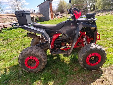 2022 Wels Thunder 125, чёрный, 80000 рублей, вид 4