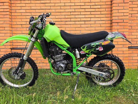 1996 Kawasaki KLX 650, зелёный, 200000 рублей, вид 4
