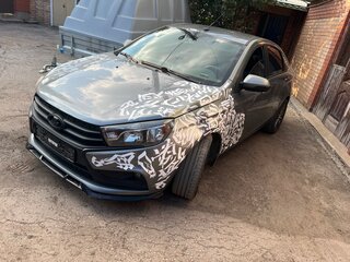 2018 Lada (ВАЗ) Vesta I, серый, 1000000 рублей, вид 2