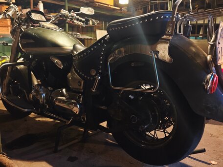 2000 Yamaha XVS1100, зелёный, 370000 рублей, вид 3