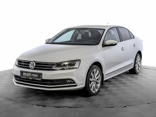 2017 Volkswagen Jetta VI Рестайлинг, белый, 1275000 рублей, вид 1