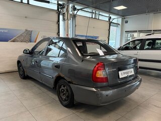 2003 Hyundai Accent ТагАЗ II, серый, 155000 рублей, вид 4