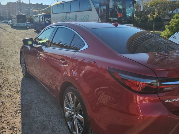 2018 Mazda 6 III (GJ) Рестайлинг 2, красный, 2000000 рублей - вид 9