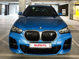 2021 BMW X1 20i xDrive II (F48) Рестайлинг, синий, 3700000 рублей, вид 1