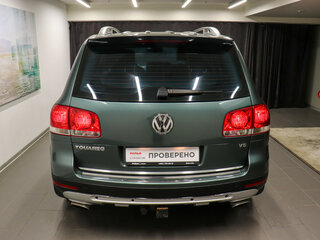 2006 Volkswagen Touareg I, зелёный, 990000 рублей, вид 5