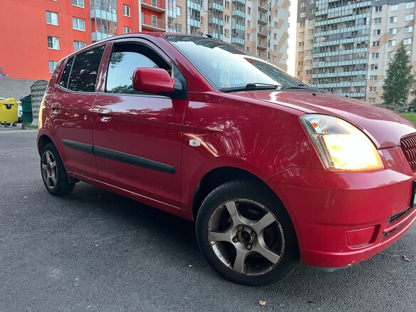 2006 Kia Picanto I, красный, 349000 рублей - вид 3
