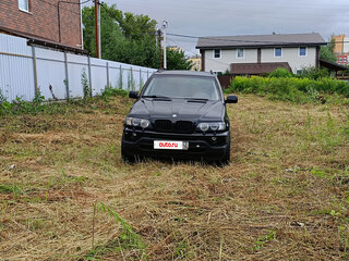 2002 BMW X5 3.0i I (E53), чёрный, 895000 рублей, вид 2