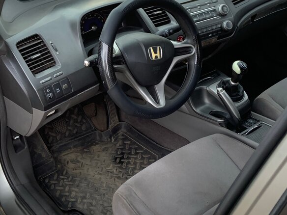 2007 Honda Civic VIII, золотистый, 615000 рублей - вид 6