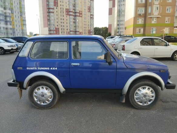 1999 Lada (ВАЗ) 2121 (4x4) I Рестайлинг, голубой, 220000 рублей - вид 1