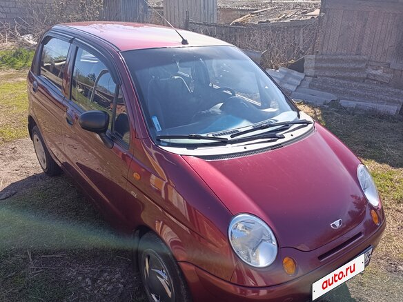 2008 Daewoo Matiz I Рестайлинг, красный, 210000 рублей - вид 2