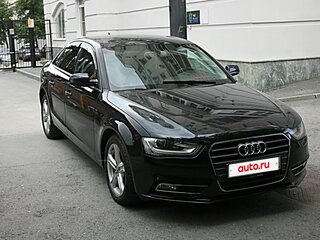 2013 Audi A4 IV (B8) Рестайлинг, синий, 1120000 рублей, вид 2