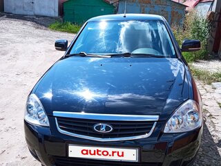 2013 Lada (ВАЗ) Priora I Рестайлинг, чёрный, 527500 рублей, вид 2