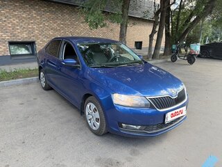 2018 Skoda Rapid I Рестайлинг, синий, 1020000 рублей, вид 2