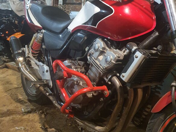 2008 Honda CB 400 Super Four, красный, 410000 рублей - вид 2