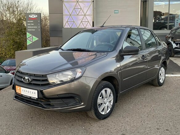 2018 Lada (ВАЗ) Granta I Рестайлинг, коричневый, 415000 рублей - вид 1