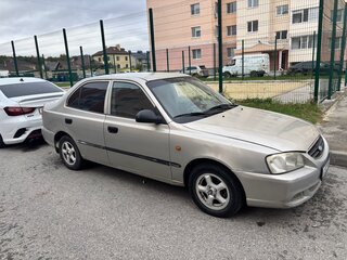 2005 Hyundai Accent ТагАЗ II, бежевый, 250000 рублей, вид 3