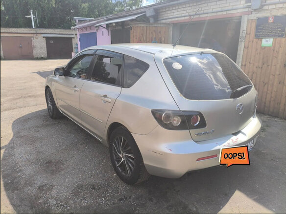 2007 Mazda 3 I (BK) Рестайлинг, серый, 285000 рублей - вид 7