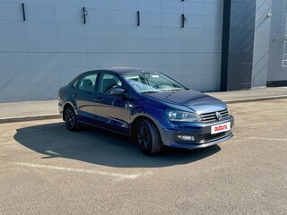 2016 Volkswagen Polo V Рестайлинг, синий, 880000 рублей, вид 5