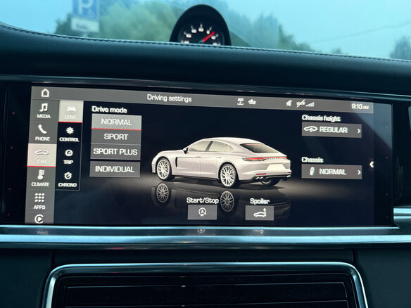 2021 Porsche Panamera 4 Executive II Рестайлинг, чёрный, 8999999 рублей - вид 9