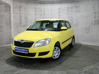 2010 Skoda Fabia II Рестайлинг, жёлтый, 454000 рублей, вид 1