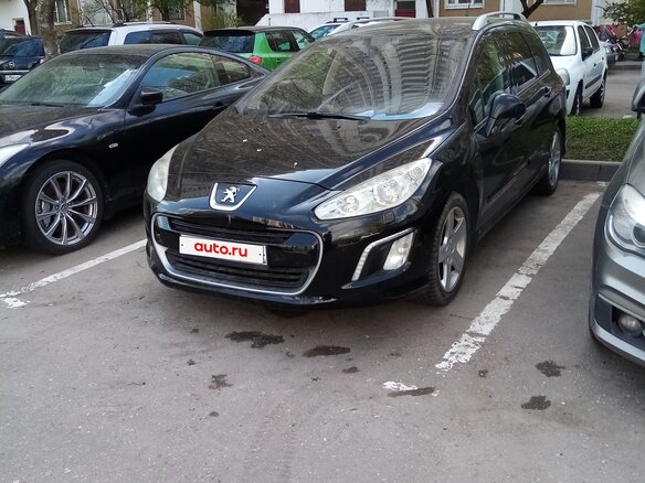 2011 Peugeot 308 I Рестайлинг, чёрный, 640000 рублей - вид 3