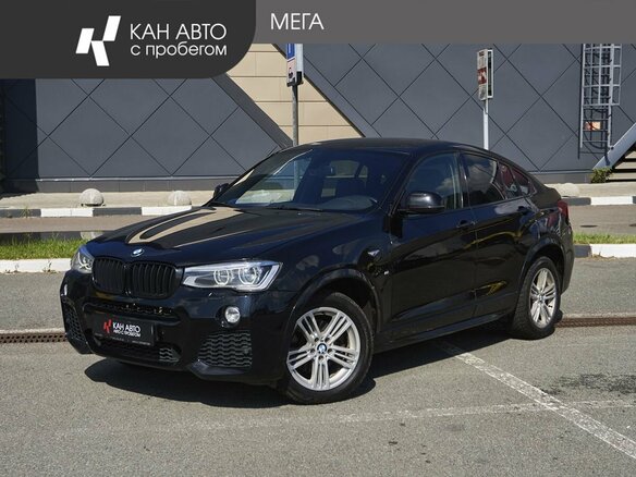 2015 BMW X4 20i I (F26), чёрный, 2232000 рублей