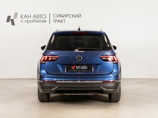 2021 Volkswagen Tiguan II Рестайлинг, синий, 3250000 рублей, вид 4