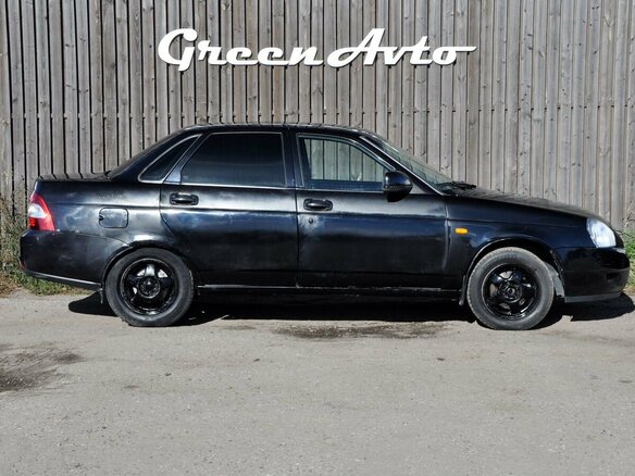 2010 Lada (ВАЗ) Priora Premier I, чёрный, 210000 рублей - вид 7