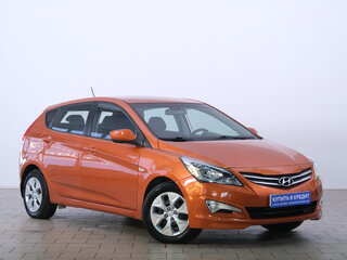 2015 Hyundai Solaris I Рестайлинг, оранжевый, 979000 рублей, вид 1