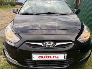 2012 Hyundai Solaris I, чёрный, 660000 рублей, вид 2