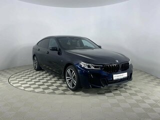 2020 BMW 6 серии Gran Turismo 630i xDrive IV (G32) Рестайлинг, синий, 5129000 рублей, вид 3