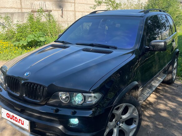 2003 BMW X5 4.4i I (E53), чёрный, 1300000 рублей - вид 16
