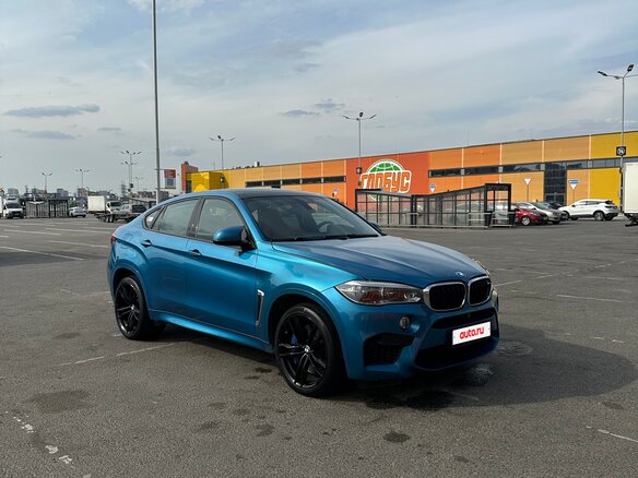 2015 BMW X6 M II (F86), голубой, 3350000 рублей