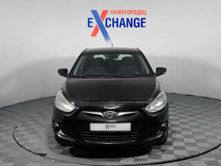 2011 Hyundai Solaris I, чёрный, 569000 рублей, вид 1