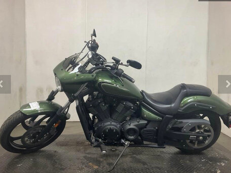 2015 Yamaha XVS1300, зелёный, 1050000 рублей, вид 3